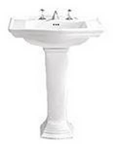 Раковина 60х43,5см, с 1 отв. д/смесителя, креплен. в компл.,  ZZ Devon & Devon Westminster IBLM(1)FWES