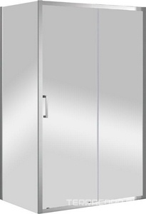 Душевой уголок 1500(1480-1520)х1000(980-1000)хh1950мм, прямоугольный, правый/левый, (стекло прозр.Idrorepellente 6мм, фурн.цв.хром),  ZZ Cezares Molveno MOLVENO-AH-11-150/100-C-Cr-IV