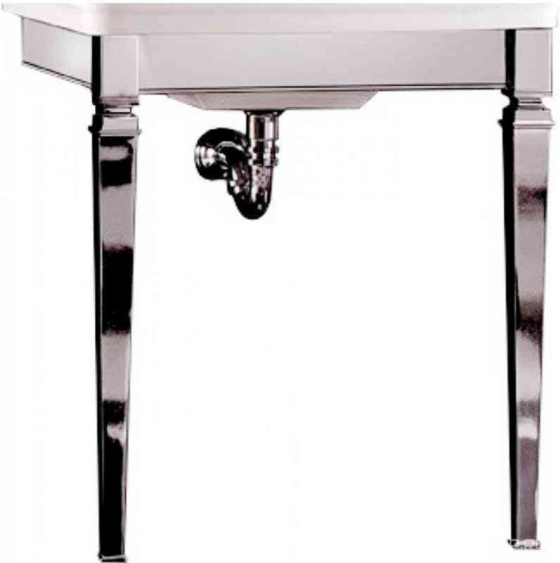 Консоль металлическая для раковины Etoile 70см, (цв. хром), Duke Console ZZ