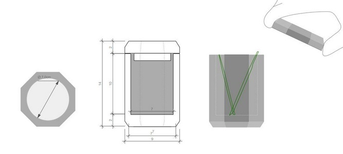Баночка с крышкой, универсальная, 9x9xh14см, хрустальное стекло, (цв.кристальный),  ZZ Decor Walther Kristall 0931456