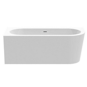 Ванна пристенная 165x75хh58см, с щелевым переливом, без слива-перелива, акрил цв.белый глянцевый, (продавать со сливом 0100-091-06),  ZZ Knief Wall Corner 0100-255 white / white