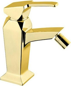 Смеситель для биде, с д/к, (цв.золото),  ZZ Cezares Legend LEGEND-BSM2-03/24