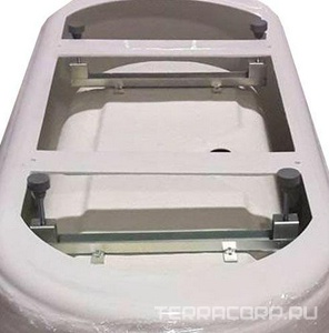 Каркас металлический для акриловой ванны  Central ZZ Cezares Metauro METAURO-Central-MF