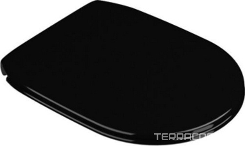 Сиденье для унитаза, с микролифтом, (цв. чёрный),  ZZ Catalano Canova Royal 5SSSTFNE