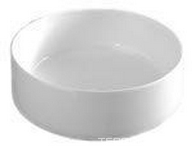 Раковина накладная на столешницу, круглая d420хh160мм, без отв.д/смесит., без перелива, (цв. белый),  ArtСeram Cognac COL001 01; 00