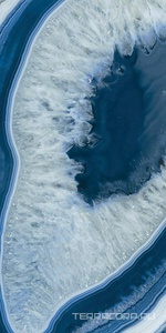 Керамогранит Gardenia Orchidea Slabs Agata Blu B Lap XX160x320 Синий 