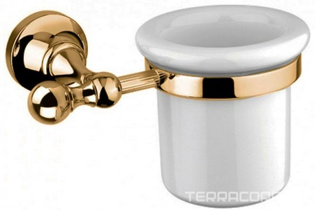 Стакан настенный керамический, (цв.бронза),  ZZ Cezares Olimp OLIMP-TUM-02-M