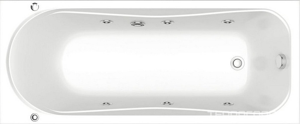 Акриловая ванна Bas Стайл 160 см с г/м| 160x70x45