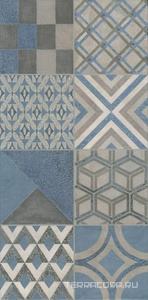 Керамическая плитка Kerama Marazzi Онда Декор  3 матовый обрезной 30х60 Комбинированный 