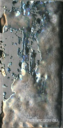 Декор Граффити металл серый |20x9,9