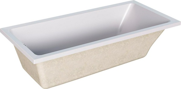 Акриловая ванна BIANCA 180x80 см, без каркаса и слива ZZ 1Marka Bianca 01бья1880