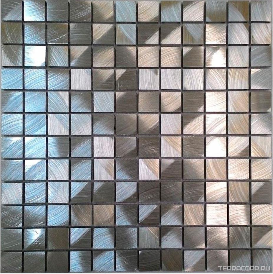 Мозаика Спектр-М Микс Мозаика из металла на сетке A10-016 30x30 Комбинированный, фото 3