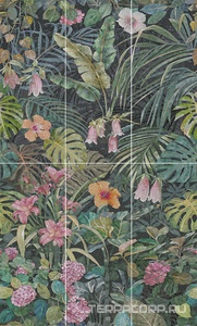 Керамическая плитка Kerama Marazzi Альвао Панно  глянцевый 60х100 Комбинированный 