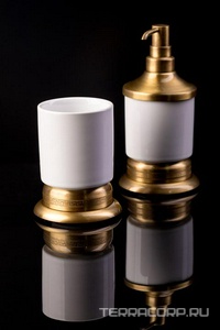 Настольный стакан для зубных щеток, бронза ZZ Boheme Medici 10612