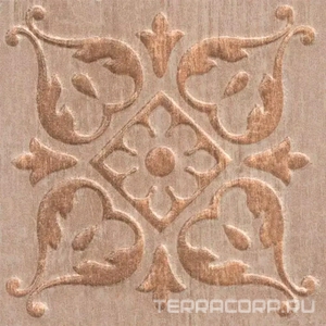 Керамогранит Kerama Marazzi Браш Вуд Вставка  беж A4829.9x9.9 Бежевый 
