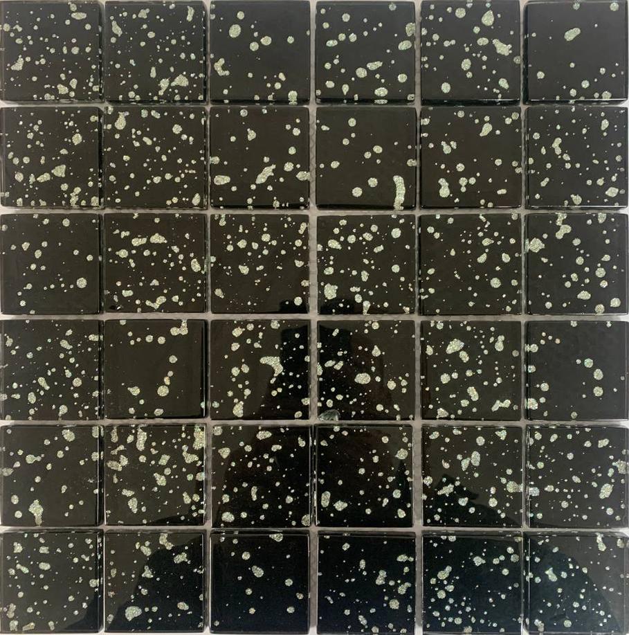 Мозаика Спектр-М Микс стекло Мозаика из стекла на сетке S10-084 30x30 Комбинированный 