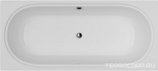 Ванна акриловая Bliss L 180x80 см, БЕЗ каркаса, слива-перелива и панели, белая XX