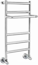 Полотенцесушитель с полочкой Art.487/5/500CR (цв. хром) 709х540мм (ГВС), Margaroli ZZ