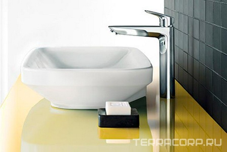 Смеситель для раковины, Высокий, без д/к, (цв.хром), Lоgis Hansgrohe Logis 71091000
