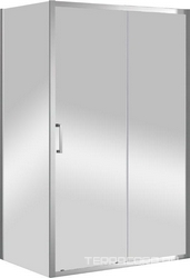 Душевой уголок 1300(1280-1320)х800(780-800)хh1950мм, прямоугольный, правый/левый, (стекло прозр.Idrorepellente 6мм, фурн.цв.хром), Molveno ZZ