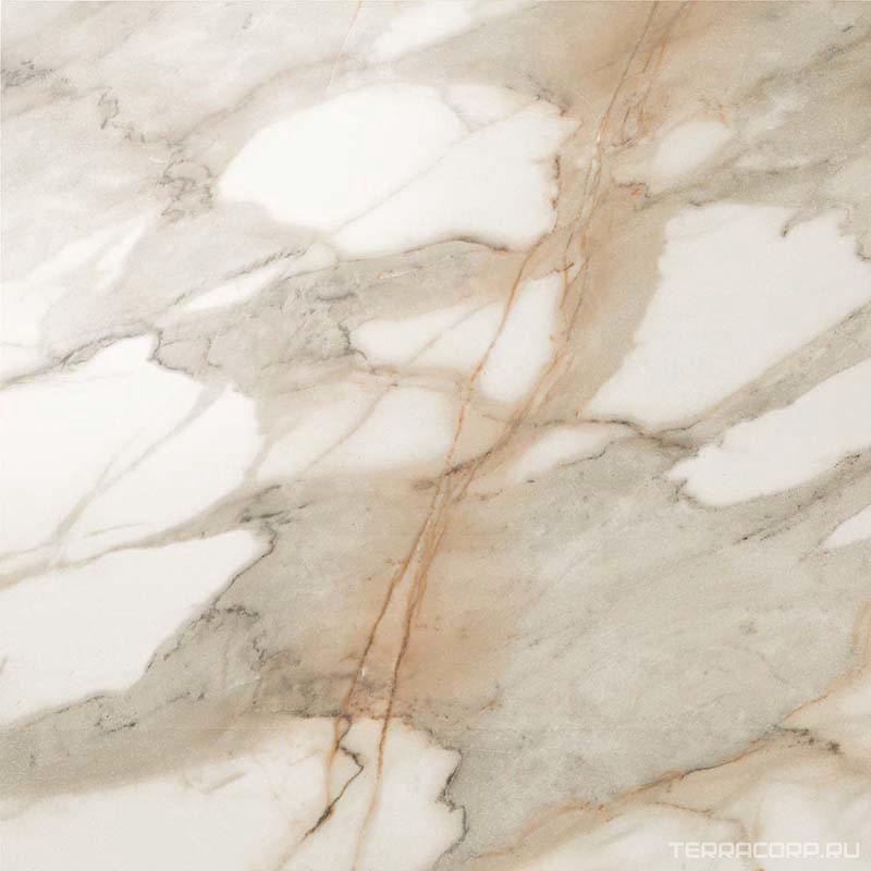 Керамогранит AtlasConcorde Россия Supernova Marble S.M. Calacatta Gold Bottone Lap / С.М. Калакатта Голд Вставка Лаппато Белый, фото 3