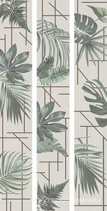 Керамическая плитка Azori Azolla Комплект бордюров 1 AZOLLA (3 штуки в комплекте) 6,2х121,5 XX6.2х40.5 Комбинированный 