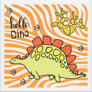 Керамическая плитка Kerama Marazzi Динозаврики Декор  3 матовый 20х20 Комбинированный 