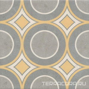 Керамическая плитка Kerama Marazzi Эрмитаж Декор  7 матовый 20х20 Комбинированный 