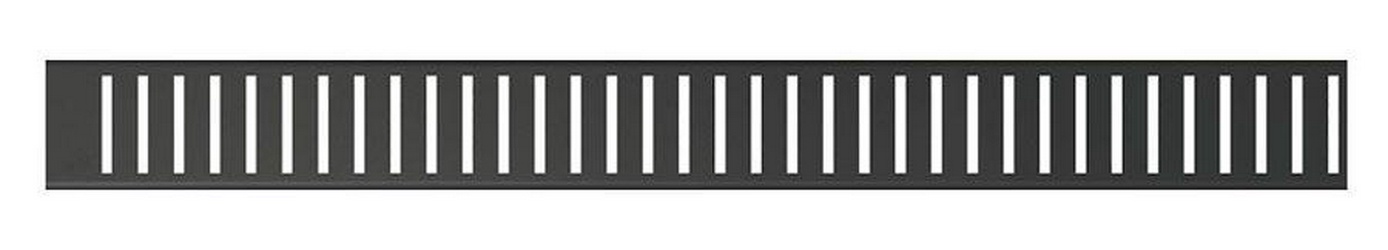 Решетка для водоотводящего желоба PURE-300BLACK, 300мм (для желоба APZ1BLACK, APZ101BLACK), цв. черный матовый, ZZ
