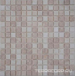 Мозаика из камня на сетке М20-143-20Р XX 30.5x30.5