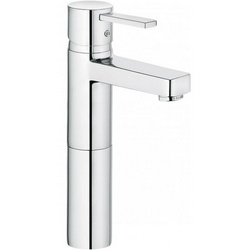 Смеситель для раковины, однорычажный, H излива 22,5 см, без донного клапана, гибк.подв., хром XX