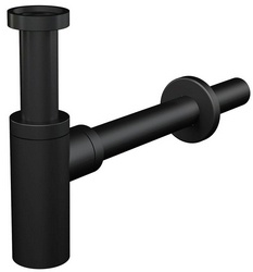 Сифон для умывальника  Desing круглый, 32 мм, чёрный ZZ