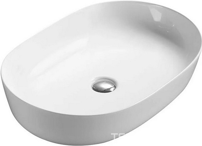 Раковина-чаша 60x41,5x13,5 см см, БЕЗ сифона, белая ZZ SantiLine SantiLine SL-1028