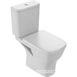Унитаз-компакт Jacob Delafon Struktura UJAJ102-WTE безободковый| 64x35x76