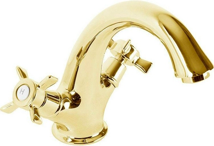 Смеситель для раковины, с д/к, (цв. золото),  ZZ Cezares Lord LORD-LS1-03/24