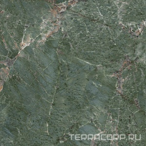 Керамогранит Kerama Marazzi Эвора  зеленый лаппатированный обрезной 60х60 Зеленый 