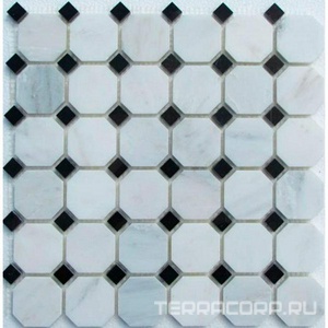 Мозаика Спектр-М Натуральный камень Мозаика из камня на сетке М20-214Р 30.5x30.5 Комбинированный 