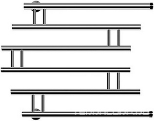 Полотенцесушитель "ПМ 4" в500*ш600 мм, БЕЗ уголков, сгонов, хром ZZ