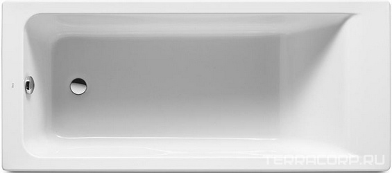 Акриловая ванна Roca Easy 170x75 см| 170x75x45
