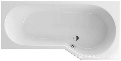 Акриловая ванна Excellent Be Spot 160x80 правая| 160x80x43