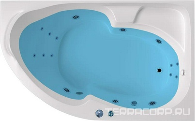 Акриловая ванна Marka One Diana 01ди1710пГМпрпл Премиум| 170x105x47