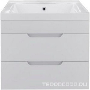 Тумба подвесная "SOHO-60", цвет белый, без раковины "Fest-60" Mirsant Soho УТ000043907