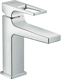 Смеситель для раковины, ручка петля, с клапаном Push-Open, (цв.хром), Metropol ZZ Hansgrohe Metropole 74507000