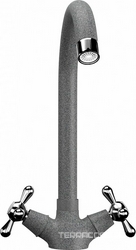 Смеситель Ulgran U-012(309) темно-серый, для кухонной мойки| 16x32x21