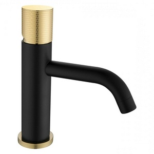Смеситель Boheme Stick 121-BG.2 для раковины, black touch gold, цв. черный/золото, ZZ Boheme stick 121-BG