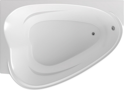 Ванна акриловая Marka One  L, арт 01лв1813л, 185x135х68 см, БЕЗ каркаса, слива-перелива, панелей, ZZ 1Marka Love 01лв1813л
