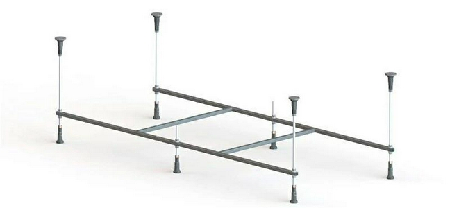 Каркас для ванны в комплекте с монтажным набором 180х70 см, ZZ AMPM Gem W93A-180-070W-R