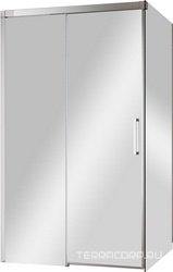 Душевой уголок 1300(1275-1325)х800(980-1005)хh1950мм, прямоугольный, правый/левый, вход 535мм, (стекло прозр. 8мм, фурнит.цв.хром), Duet Soft ZZ