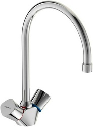 Смеситель Vidima Квадро BA245AA для кухонной мойки| 15x32x23