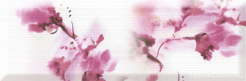 Керамическая плитка Absolut Keramika Aure Dec. Water Flowers 01 15x45 Комбинированный, фото 3